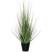 Mica Decorations Kunstplant - siergras - groen - H53 x D30 cm
