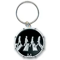 Beatles The - Abbey Road Crossing Sleutelhanger - Zwart/Zilverkleurig