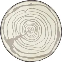 Esschert Design Rond tuintapijt jaarringen
