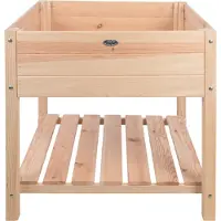Esschert Design Blank houten kweektafel XL