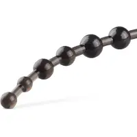 EasyToys Online Only Zwarte Anaalketting Met Ring