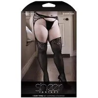Erotic Treasure I Don't Mind Jarretel Panty - One Size