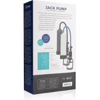 EasyToys - Penispomp met Grippomp - Penispompen - Penis Pomp - Sex Toys voor Mannen - Transparant met Blauw