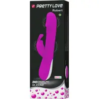 Pretty Love Dubbele Stimulatie Vibrator Pretty Love Wit/Roze