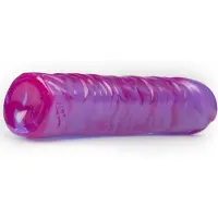 Crystal Jellies Classic Dildo - Paars