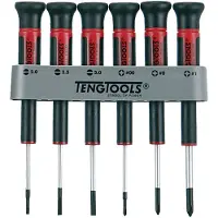 Teng Tools Schroevendraaiers, MDM706 Schroevendraaierset, 6 stuks, ESD-beschermd