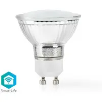 Nedis wifilw11crgu10 wi-fi smart led-lamp warm wit gu10