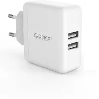 ORICO USB thuislader met 2 poorten - Smart IC - 3A / wit