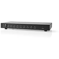 Nedis 8-Poorts HDMI splitter 8x HDMI Output 4K@30Hz 3.4 Gbps Metaal Antraciet
