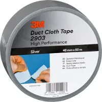 3M Weefseltape | zwart | lengte 50 m | breedte 48 mm wiel | 24 stuks - 7100098695 7100098695
