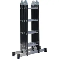 Escalo VOUWLADDER MULTIFOLD 2-IN-1 BLACK
