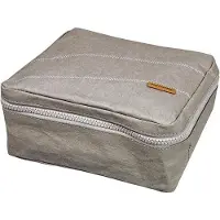 Zuperzozial - toilettas, OTR TOILET BAG LONG STAY, small, washable paper, 100% recyclebaar, grijs
