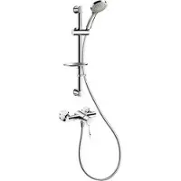 Delabie Doucheset thermostatische sequent. mengkraan H9630S S-kop