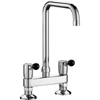 Delabie 2-gatsmngkrn asafst 150mm 60 l/min, draaib getr uitl Ø22 L300