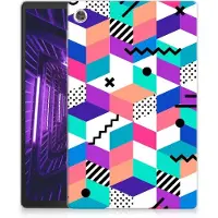 B2Ctelecom Lenovo Tab M10 Plus Back Cover Blokken Kleurrijk