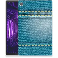 B2Ctelecom Lenovo Tab M10 Plus Leuke Siliconen Hoes Jeans