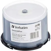 Verbatim DVD Vierge DVD-R 43734 - 4.7 Go - 16x - 50 - Spindle