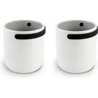 Cookut Keuken Promenade Mok Met Handgreep Set Van 2 Stuks Zwart