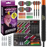 Red Dragon - Peter Wright Snakebite Ultimate Steeltip Brass Dartpijlen Set Professioneel - 22 gram