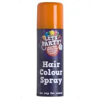 Smiffys - Hair Colour Haarlak - Oranje