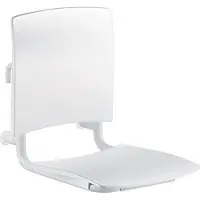 Delabie Afneembaar douchezitje extra comfort RVS wit epoxy