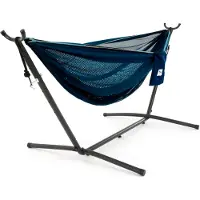 VIVERE Mesh Combo Hangmat met standaard Kleur: blauw
