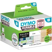 Dymo Etiket 2112286 Zwart op wit