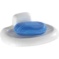 Wenko zeephouder Pure 17 x 12 cm polyresin wit