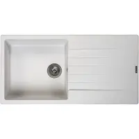 Reginox Harlem 10 spoelbak 100x50cm Pure White R31247