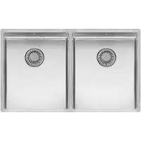 Reginox New York 34x40+34x40 spoelbak vlakbouw, onderbouw, vlakopbouw RVS R28223