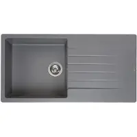 Reginox Harlem 10 spoelbak 100x50cm Grey Silvery R31261