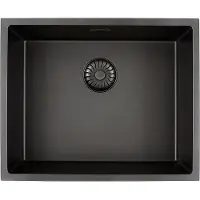 Solido Spoelbak 55x45x22,2 cm Zwart