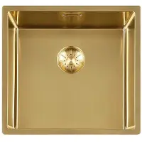 Lorreine Royal Series spoelbak 40x40cm gold