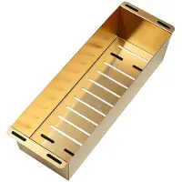 Lorreine Colan inzetbakje gold (alleen voor spoelbakken)