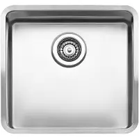 Reginox Kansas 40x40 CC (L) spoelbak vlakbouw, onderbouw, vlakopbouw R23617