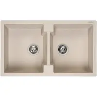Reginox Amsterdam 20 spoelbak 86x50cm Caffe Silvery R31025