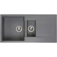Reginox Amsterdam 15 spoelbak 100x50cm Grey Silvery R30974