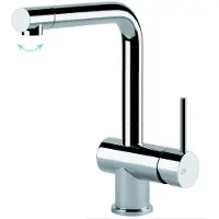 Gessi Logik keukenkraan chroom 50201