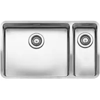 Reginox Ohio spoelbak 50x40+18x40 inleg/onderbouw RVS R15711