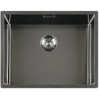 Lorreine Royal Series spoelbak 50x40cm GunMetal