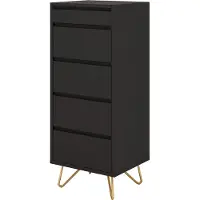 SalesFever Commode met 4 laden en 1 vak incl. spiegel Materiaal hout Metalen frame