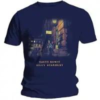 Ginza.se David Bowie - Ziggy Stardust Heren T-shirt - XL - Blauw