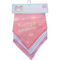 Gamberritos slabbetjes New Adventure katoen blauw 3 stuks