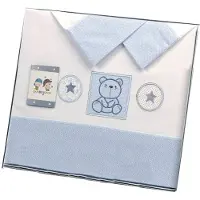 Gamberritos laken set blauw beertje 3 delig middel