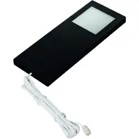 Hera Onderbouwlamp LED Slim-Pad F 3.000K zwart, zwart, Keuken, Kunststof, Modern, kastverlichting
