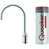 Quooker Nordic Round kokendwaterkraan met PRO3 reservoir chroom