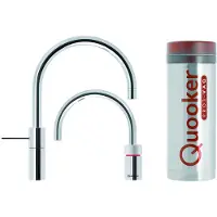 Quooker Nordic Round Twin Taps Chroom met PRO3-VAQ