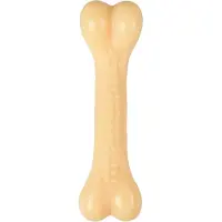 Flamingo Hondenspeelgoed Nylon Boney Bot Vanille