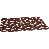 Flamingo Hondendeken Fleece Botmotief Bruin