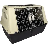 Flamingo Hondentransportbox Tripper XL - Grijs - 100 x 60 x 66 cm